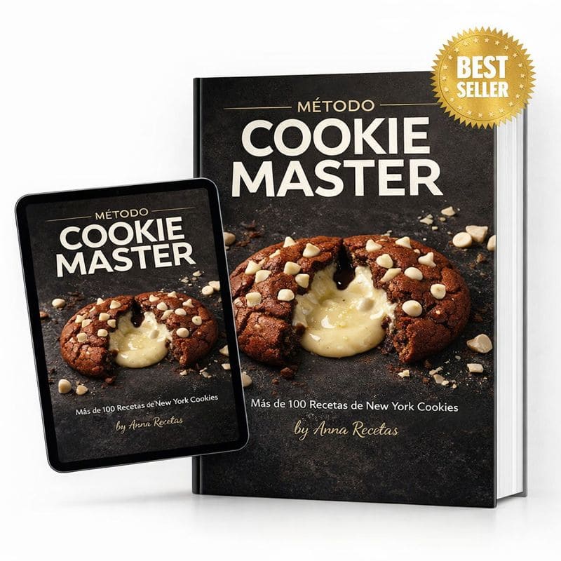 Método Cookie Master: 150 RECETAS de Galletas Estilo New York + 3 BONOS Gratis