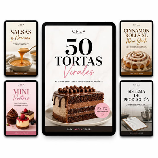 Pack Completo de Repostería - 50 Tortas Virales